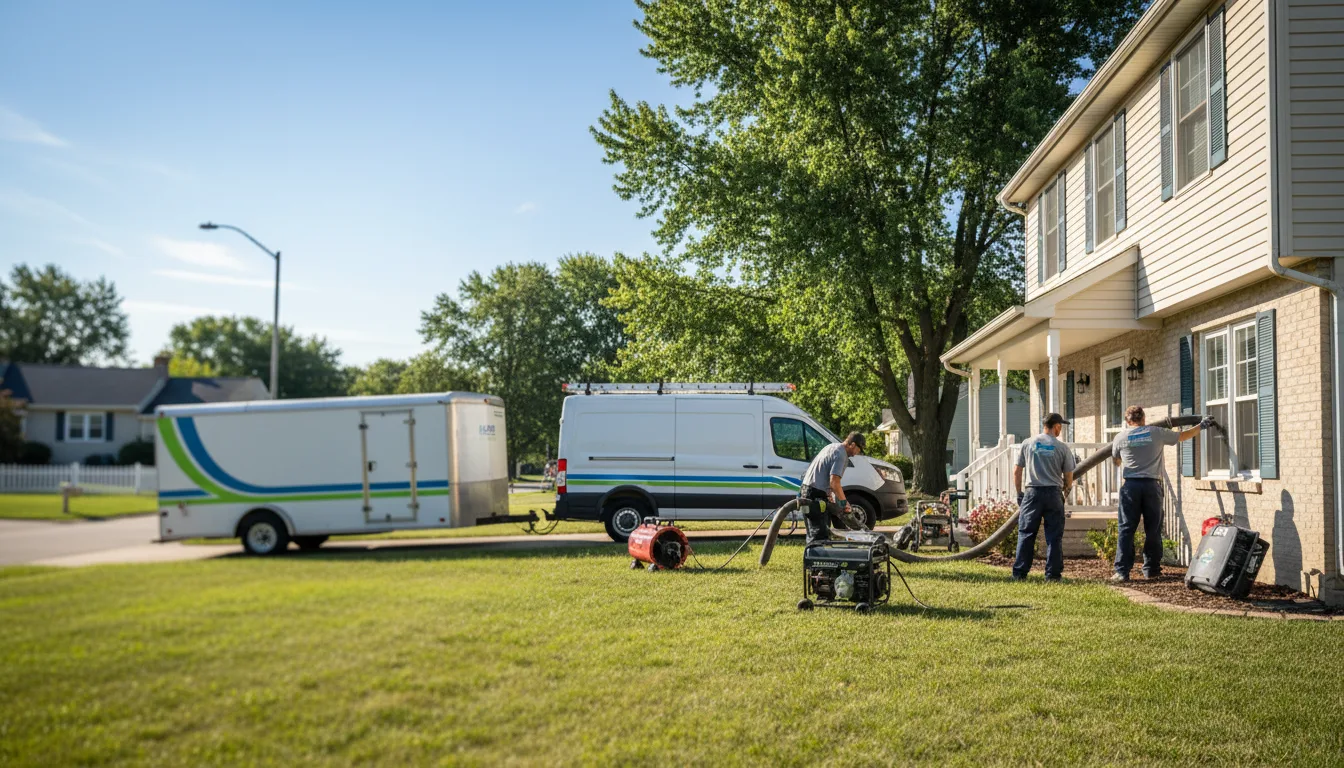 Flooded Basement Restoration And Cleanup With Repair in Alvin, IL near me